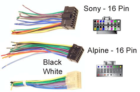 sony car stereo wiring harness kit 